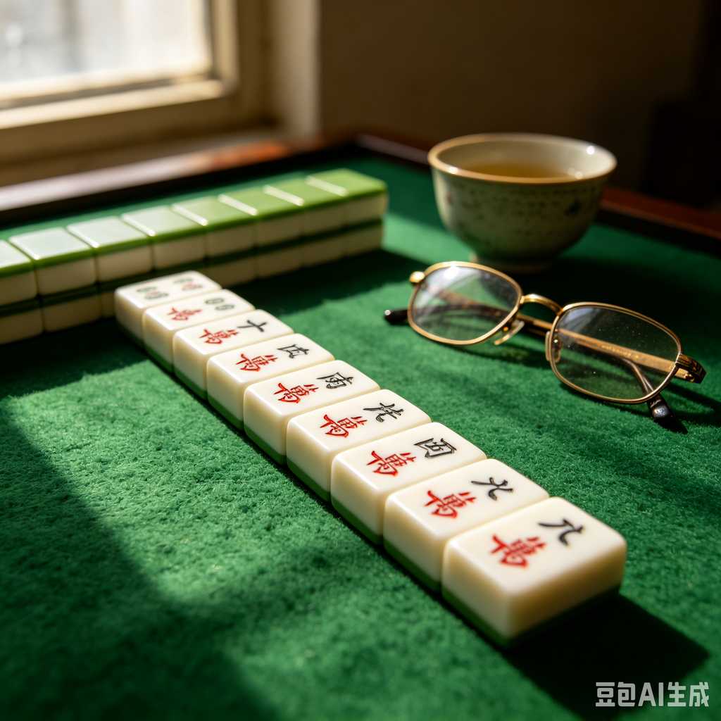modern oriental mahjong set