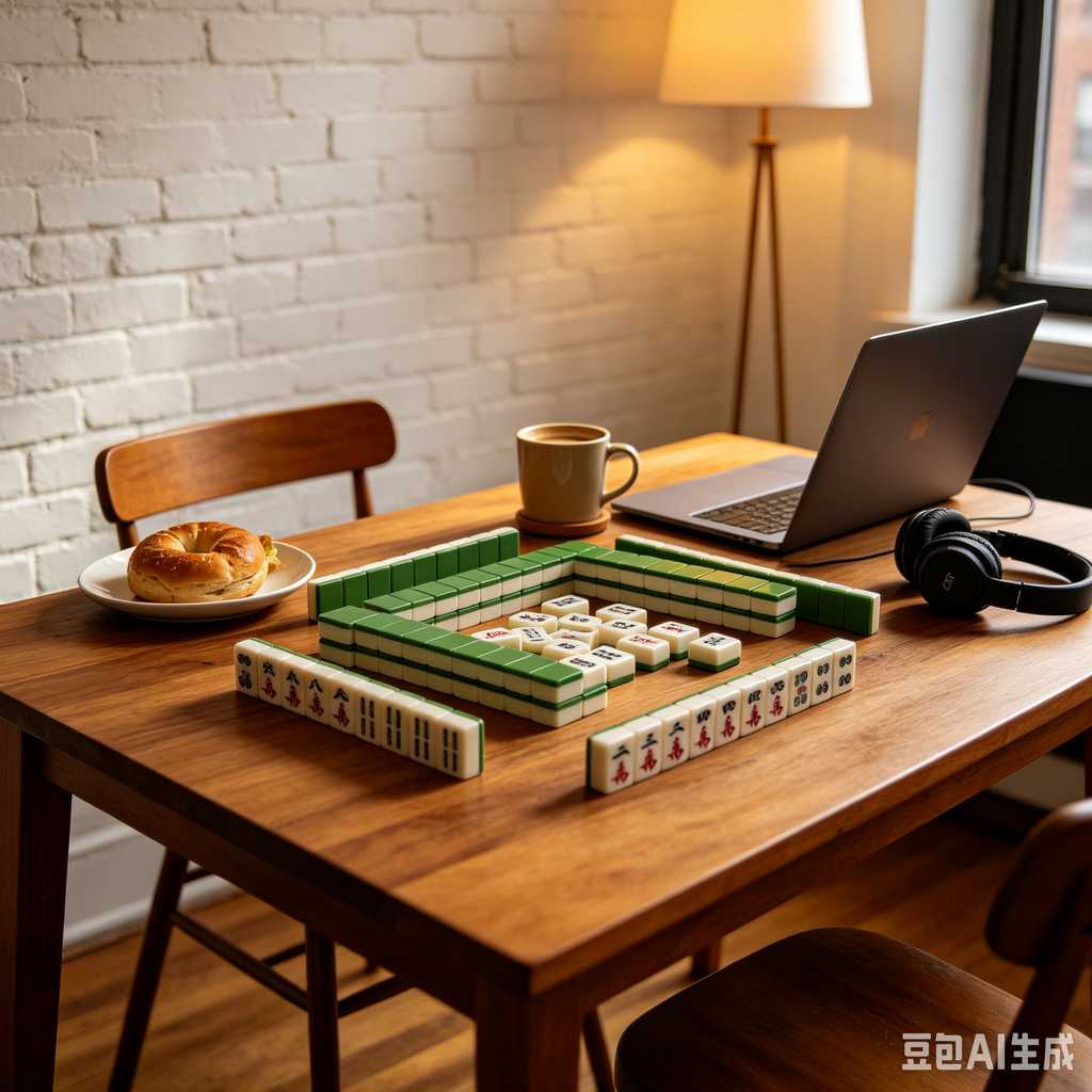 premium resin mahjong game set